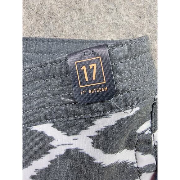 Roark Board Shorts Mens 30 Gray Yellow Geometric The Chiller Beni Outdoor Active - Picture 7 of 16